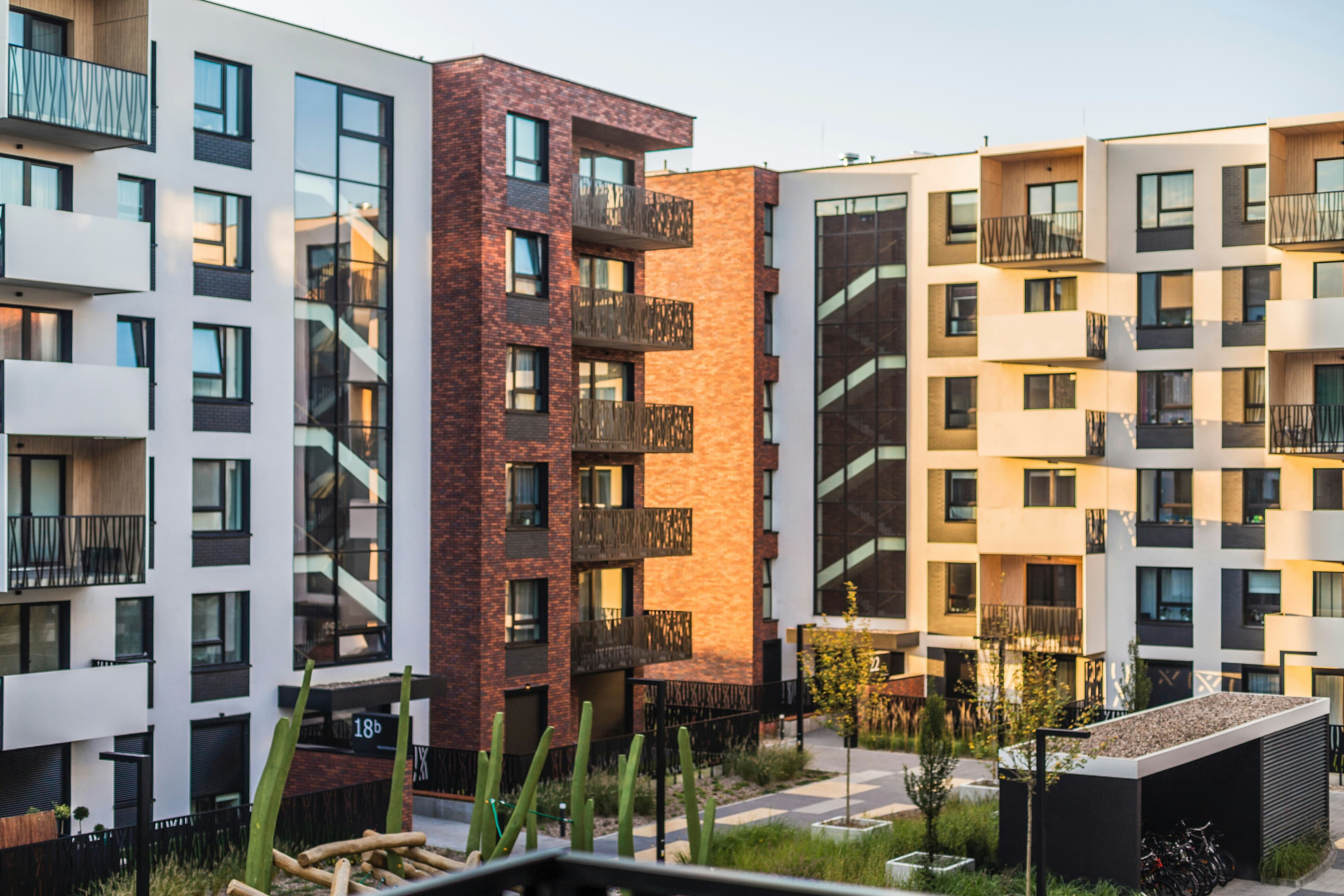 An apartment portfolio managed by a property management company